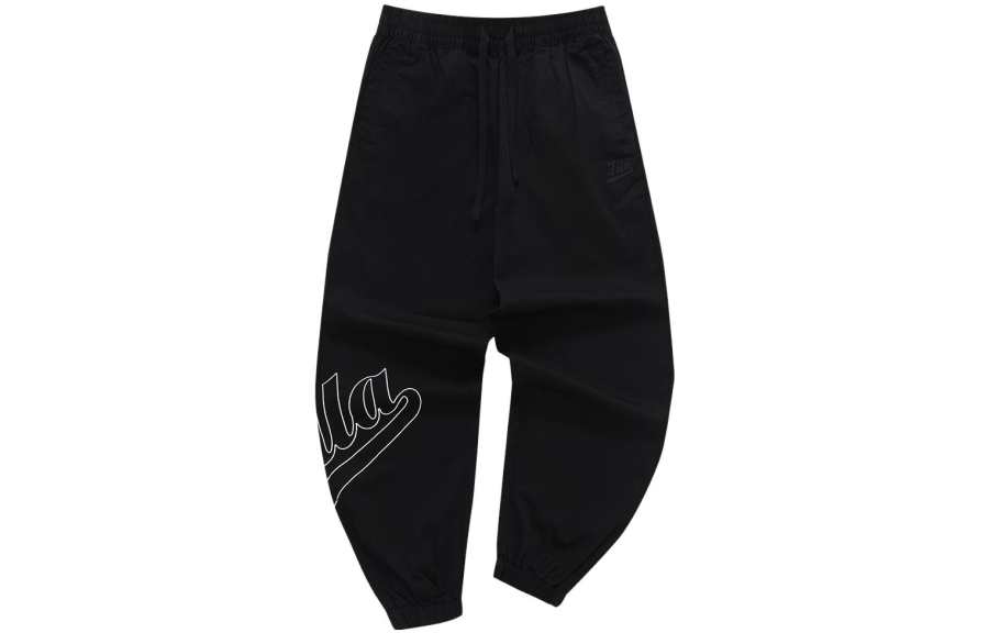 FILA FUSION Knitted Sweatpants Men's Jet Black Moderate