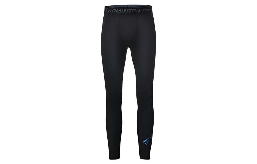 Li-Ning Li Ning Badminton Collection Knitted Sweatpants Men's Black Moderate Slim Fit Pants