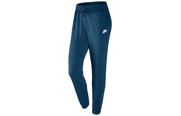 Nike Nike Knitted Sweatpants Men's Blue Moderate Slim Fit Pants