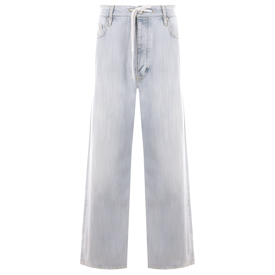 Balenciaga Drawstring Baggy Jeans