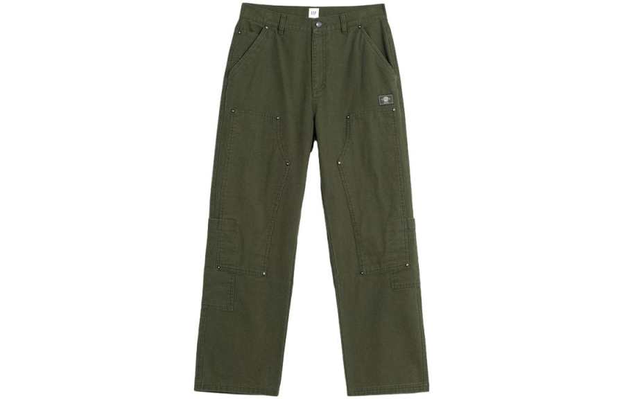 GAP Knitted Sweatpants Men's Moderate Straight Fit Pants