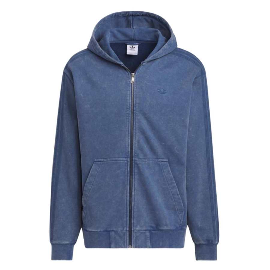 Adidas Originals WASHED Jackets & Coats Men's Uniform Blue
