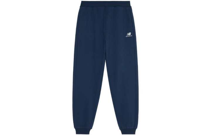 New Balance New Balance Knitted Sweatpants Unisex Dark Blue Moderate Cuffed Pants