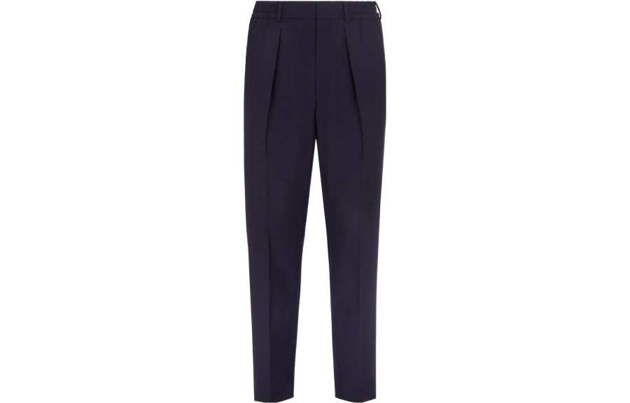 FENDI Casual Pants Men's Blue Moderate Straight Fit Pants