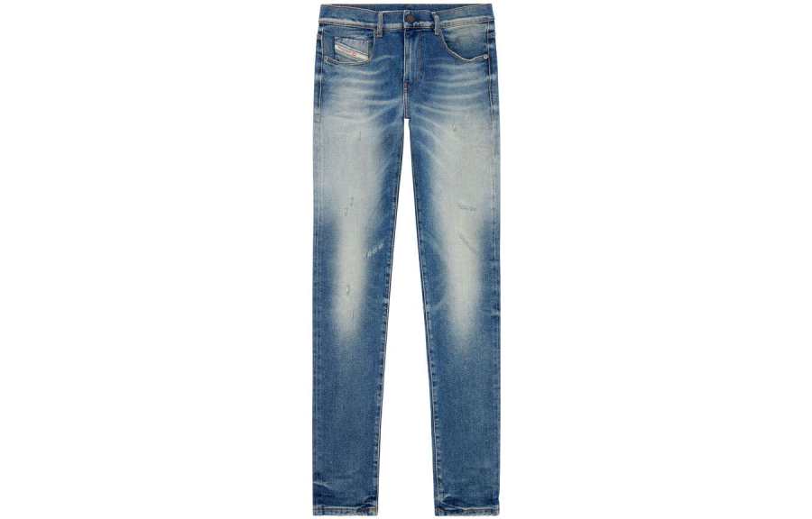 DIESEL DIESEL 2019 D-Strukt Logo Patch Tapered Jeans