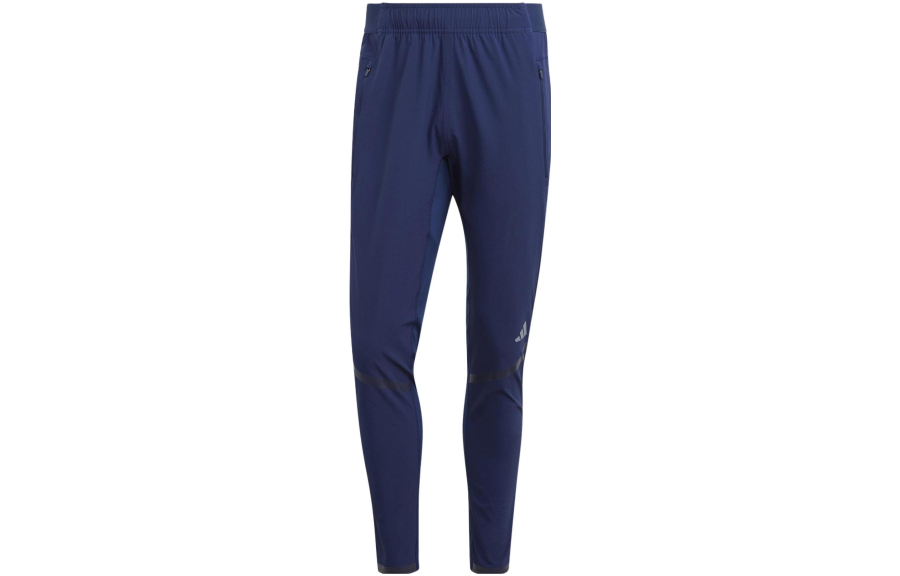 Adidas Adidas Knitted Sweatpants Men's Dark Blue Moderate Straight Fit Pants