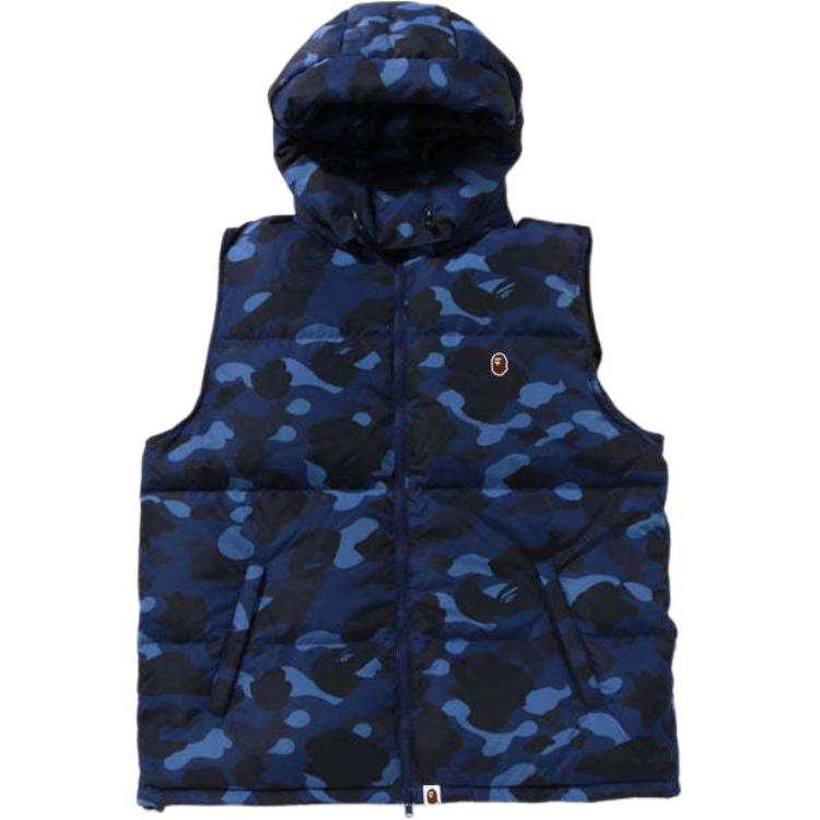 A BATHING APE Bape Color Camo Down Vest