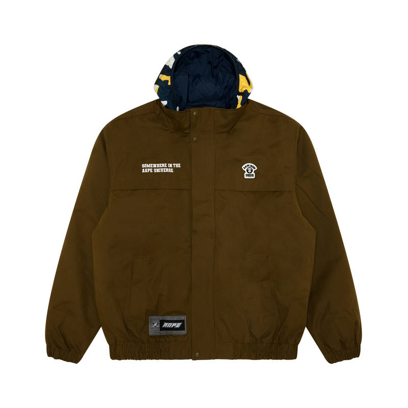 Aape Aape logo-appliqué hooded jacket