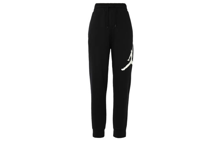 Jordan Jordan Jumpman Knitted Sweatpants Men's Black Moderate Cuffed Pants