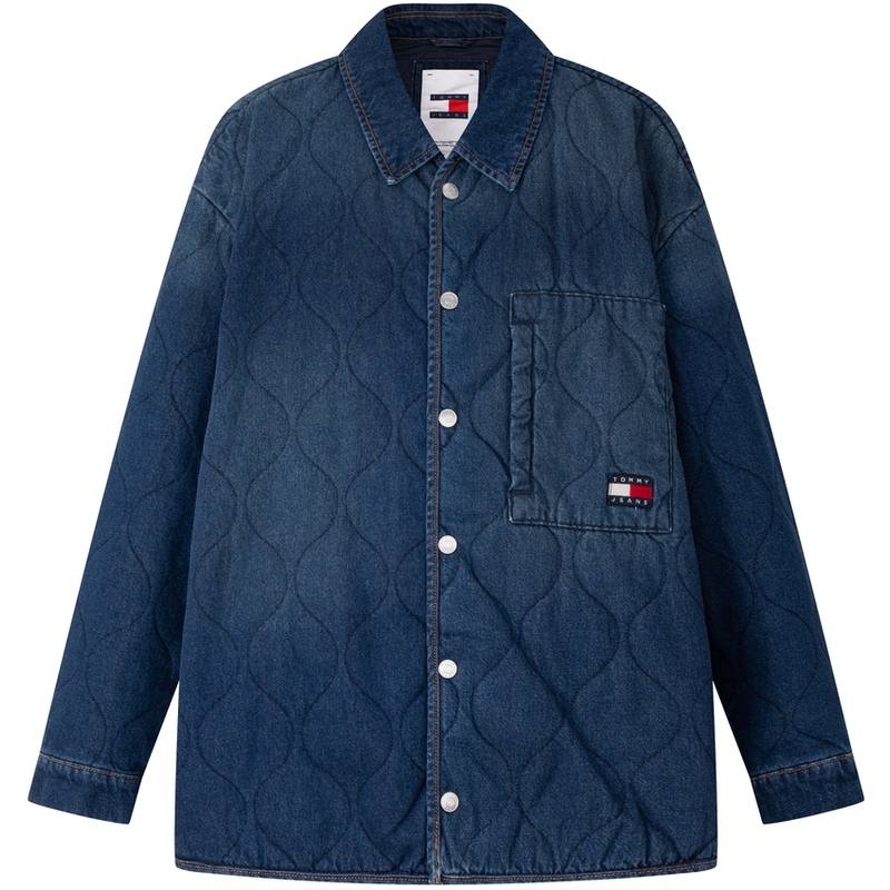 Tommy Hilfiger Puffer Jacket Unisex Denim Blue