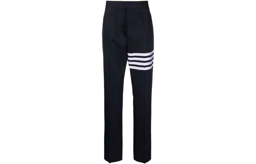 THOM BROWNE Casual Pants Men's Marine Blue Moderate Straight Fit Pants