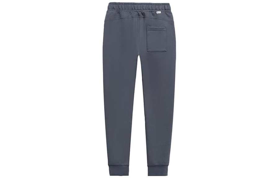 PUMA Knitted Sweatpants Unisex Gray Moderate Cuffed Pants