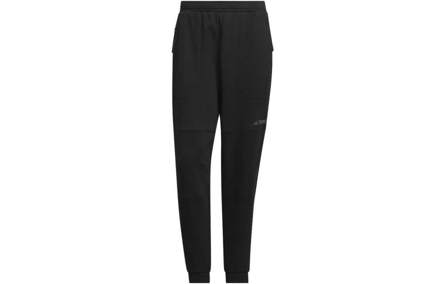 Adidas Adidas FRENCH TERRY SWEAT TROUSERS Knitted Sweatpants Men's Black