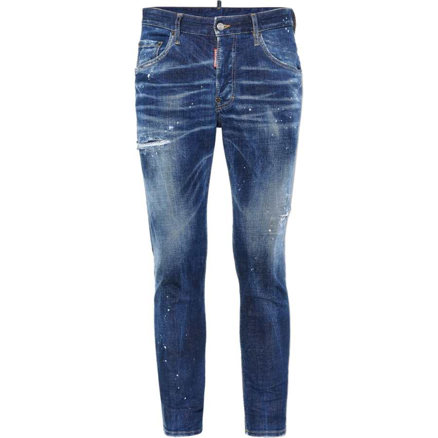 DSQUARED 2 Dsquared 2 Dark Easy Wash Skater Distressed Jeans