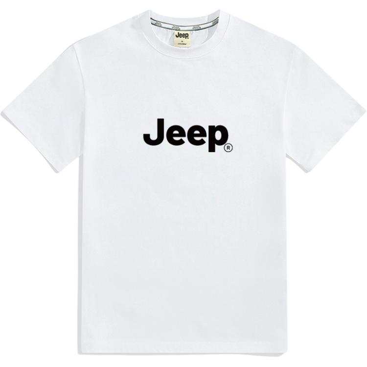 Jeep T Shirts Unisex Crew Neck Moderate Straight Fit