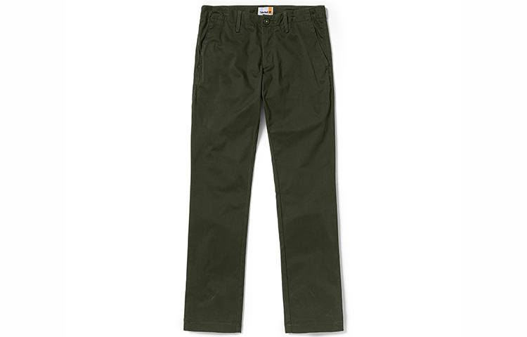 Timberland Casual Pants Men's Luggage Bag Green Moderate Straight Fit Pants