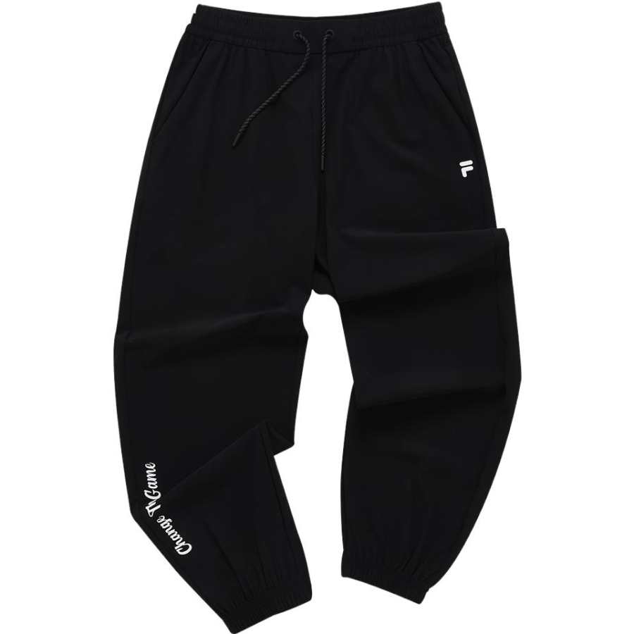 FILA FUSION URBAN TECH Versatile Knitted Sweatpants Men's Black