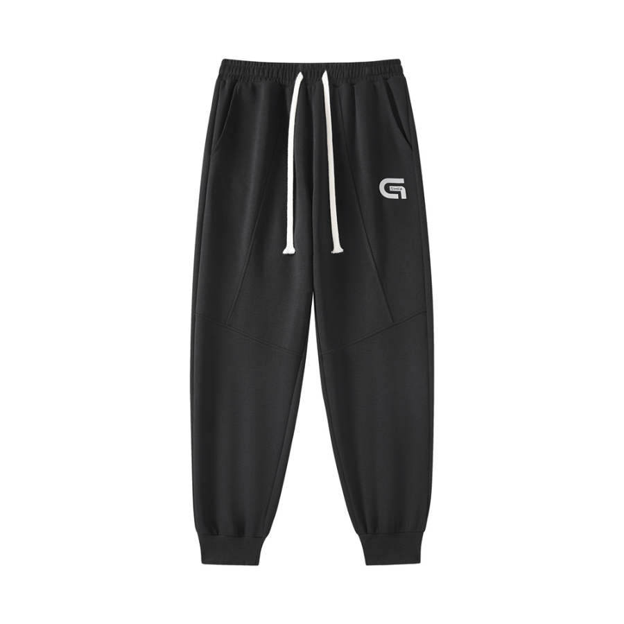 Gwola Knitted Sweatpants Unisex Moderate Cuffed Pants