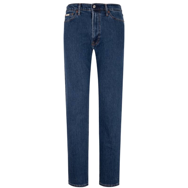 Calvin Klein Jeans Men's E5D Denim Blue Moderate Straight Fit Pants