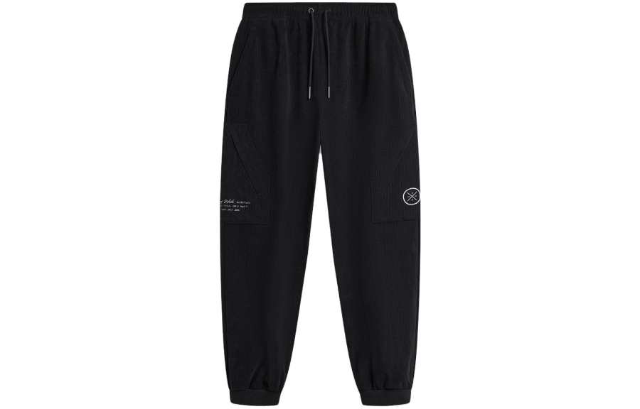 Li-Ning Li Ning Knitted Sweatpants Men's Black