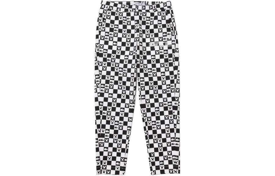 LACOSTE LACOSTE SS22 Casual Pants Men's Black White