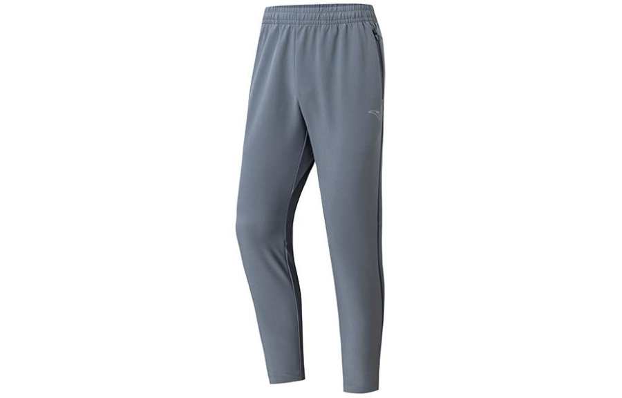 Anta Knitted Sweatpants Men's Smoke Coal Gray