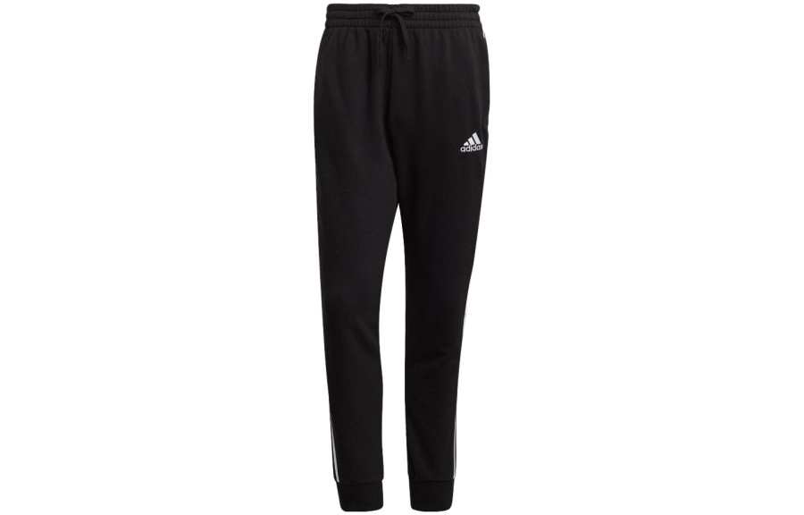 Adidas Adidas Knitted Sweatpants Men's Black Moderate Cuffed Pants