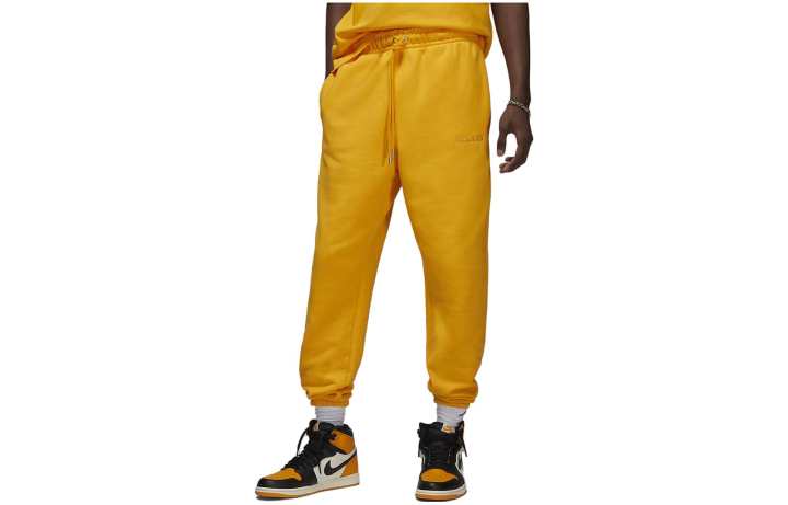 Jordan Jordan Knitted Sweatpants Men's Yellow Moderate Cuffed Pants