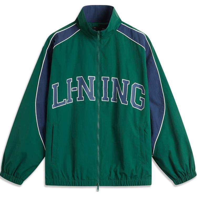 Li-Ning Li Ning Lotus Leaf Trench Coat Men's Lush Green/Dark Ship Blue