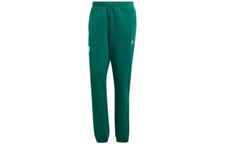 Adidas Adidas SCRIBBLE Knitted Sweatpants Men's Green Moderate Cuffed Pants