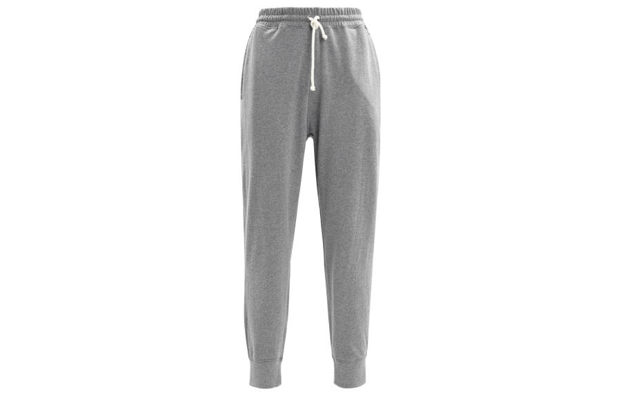 THE NORTH FACE Knitted Sweatpants Men's Gray Moderate Cuffed Pants