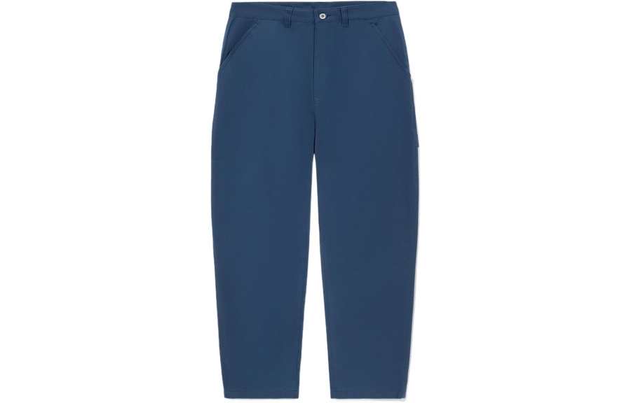 Li-Ning Li Ning X STEVEN HARRINGTON Skateboard Casual Pants Men's Blue Moderate Straight Fit Pants