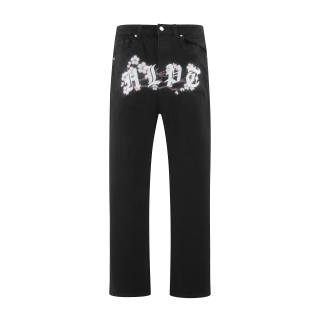 HELIPORT Jeans Unisex Black Moderate Straight Fit Pants