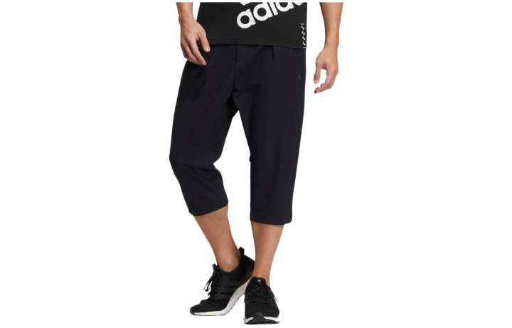 Adidas Adidas Knitted Sweatpants Men's Black Moderate Straight Fit Pants