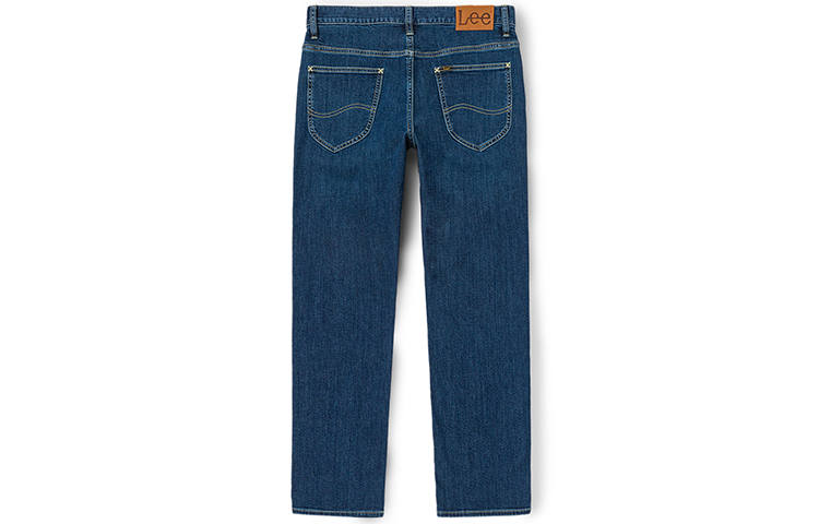Lee Lee Jeans Men's Dark Blue Straight Fit Pants