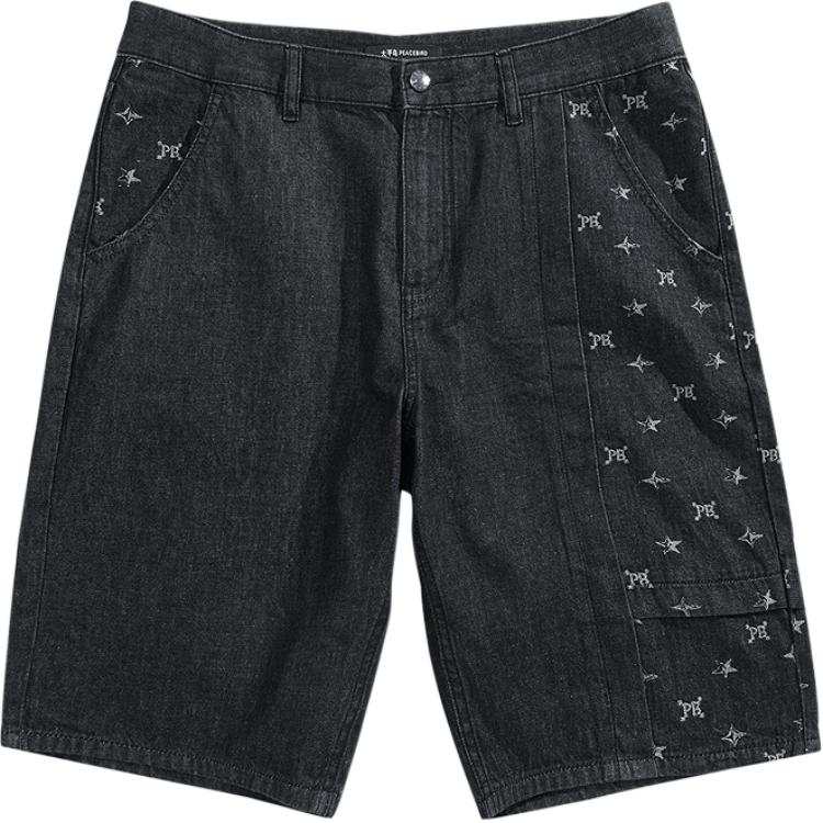 PEACEBIRD MEN Jeans Men's Denim Dark Gray 1