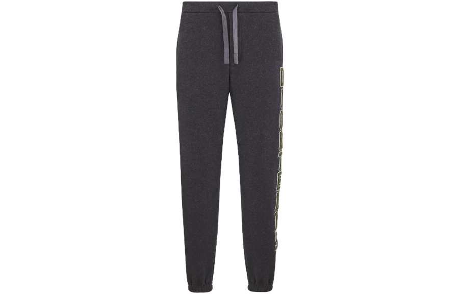 DIOR x Denim Tears SS23 Dior Tears Collection Knitted Sweatpants Men's Coal Gray