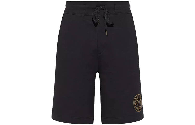VERSACE JEANS COUTURE SS22 Casual Pants Men's Black Gift Recommendation