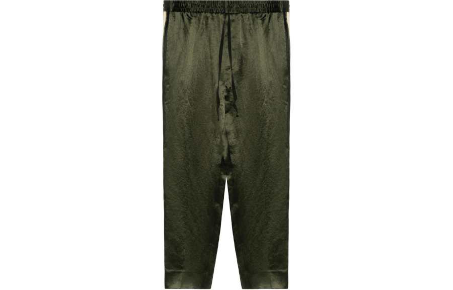GUCCI Casual Pants Men's Green Moderate Straight Fit Pants