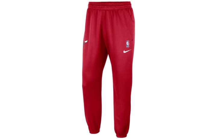Nike Nike Dri Fit Knitted Sweatpants Men's Red Moderate Cuffed Pants