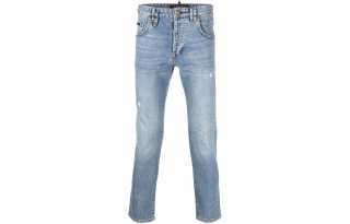 PHILIPP PLEIN Embroidered logo Slim fit Jeans