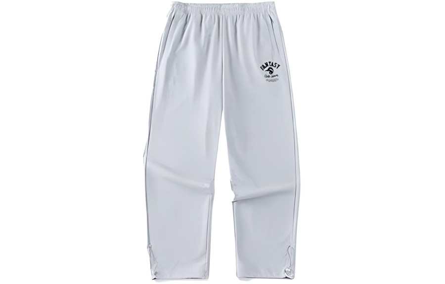 ANTA Life Collection Knitted Sweatpants Unisex Gray Heather Gray Moderate Straight Fit Pants