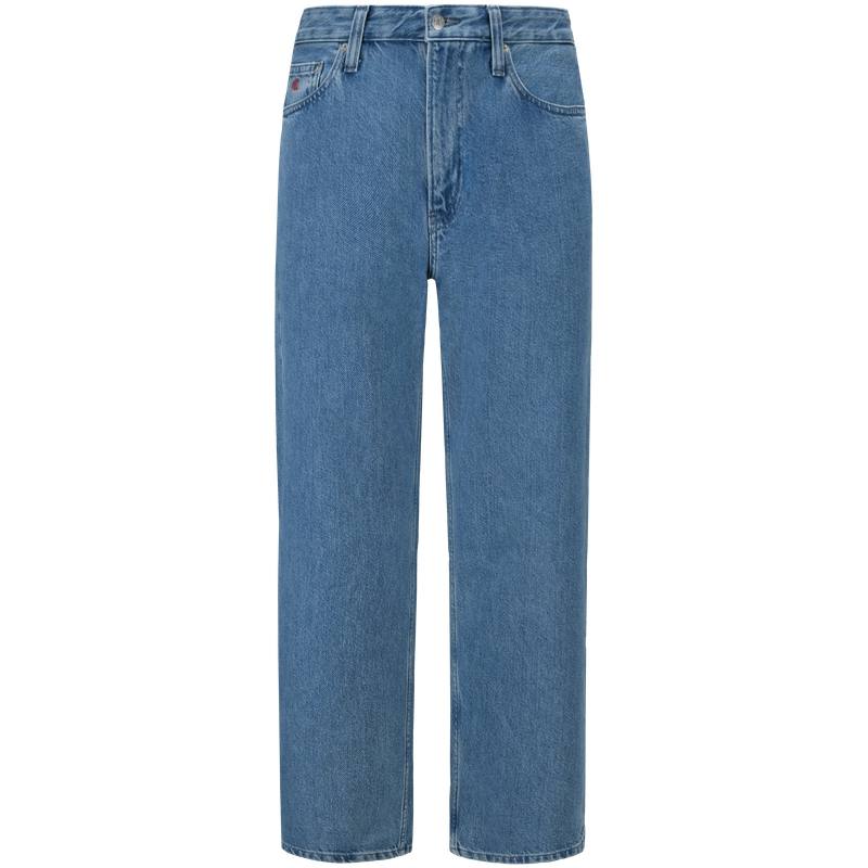 Calvin Klein Jeans Men's 1A4 Blue Moderate Straight Fit Pants