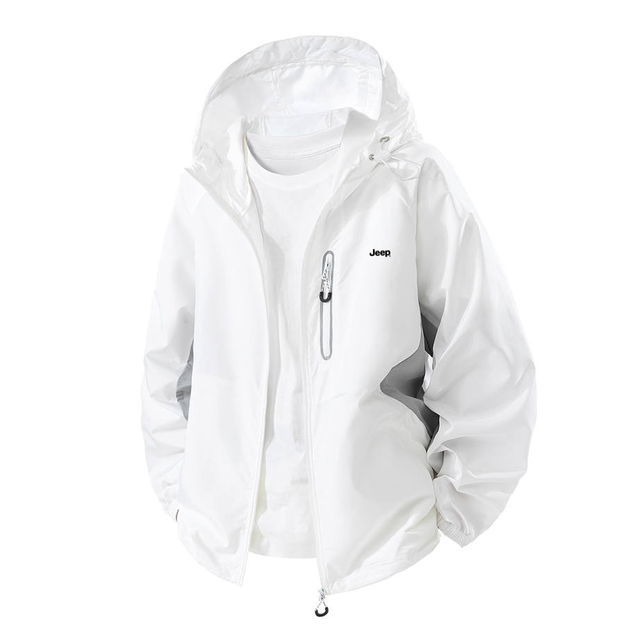 Jeep Black Knight Series Sun Protection Clothing Unisex Hooded Moderate Straight Fit