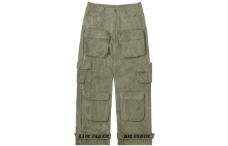 VLONE Gothic Letter Collection Large Logo Collection Cargo Pants Unisex