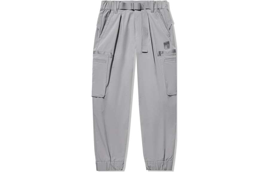 Li-Ning Li Ning x CHENGLONG,LIANMINGKUAN Casual Pants Men's Gray