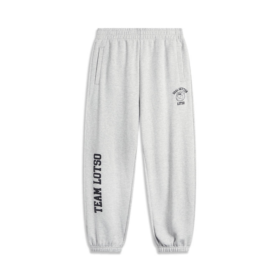 Li-Ning Li Ning Disney Knitted Sweatpants Men's New Light Heather Gray