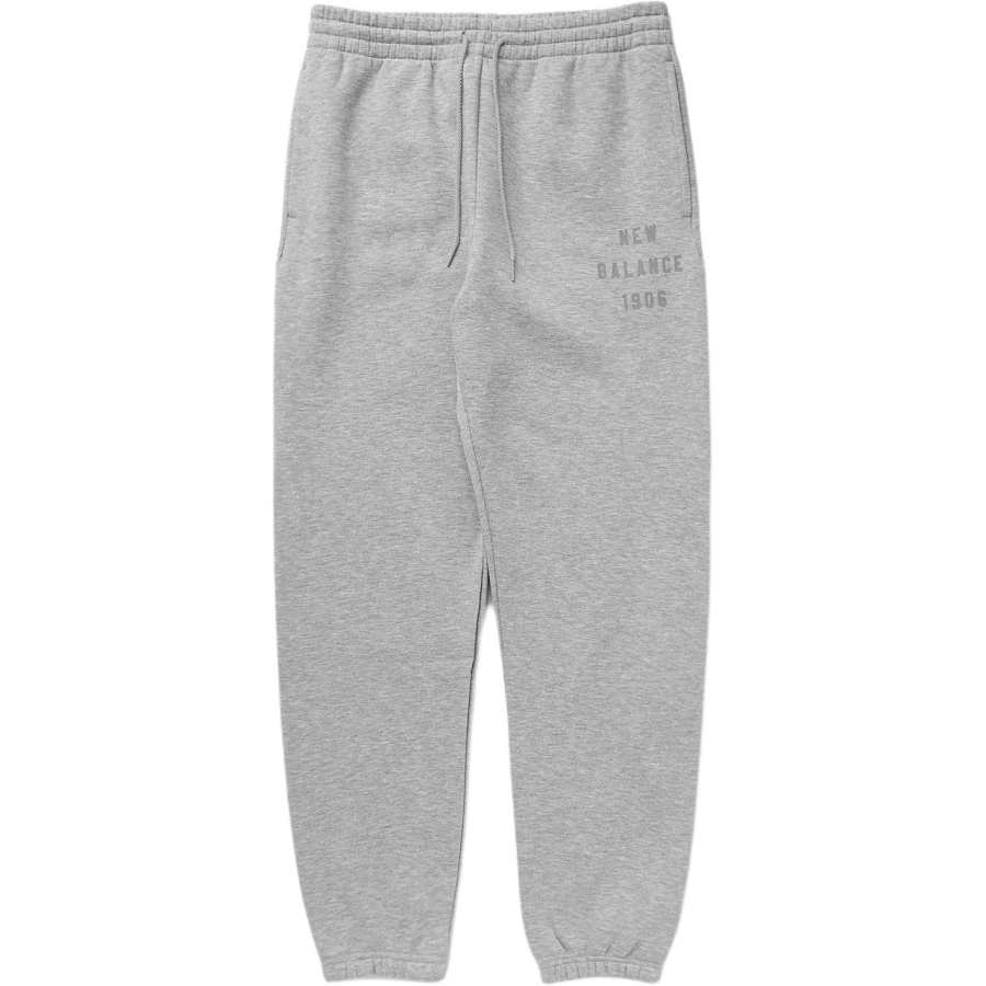 New Balance New Balance Iconic Collegiate Fleece Jogger Knitted Sweatpants Men's Sport Gray