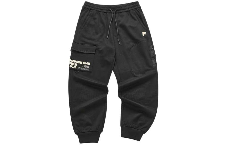 FILA FUSION Knitted Sweatpants Men's Jet Black