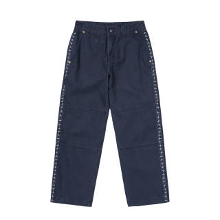 THUG CLUB X Dickies Jeans Unisex Blue Moderate Straight Fit Pants